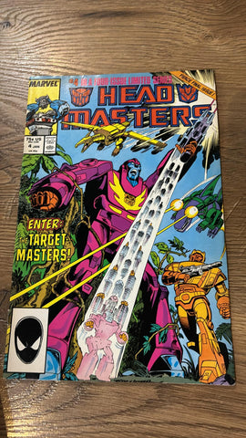 Transformers Headmasters #4 - Marvel Comics - 1988