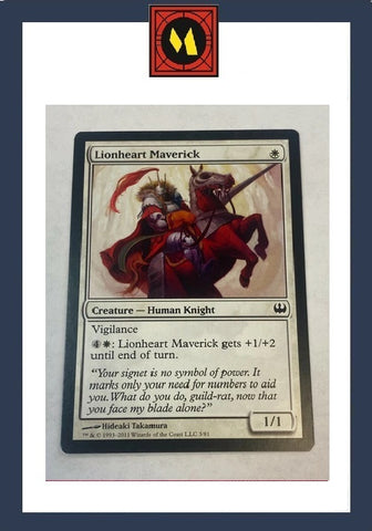 "Lionheart Maverick" x2 - Magic The Gathering - Knights vs Dragons - 2x Cards