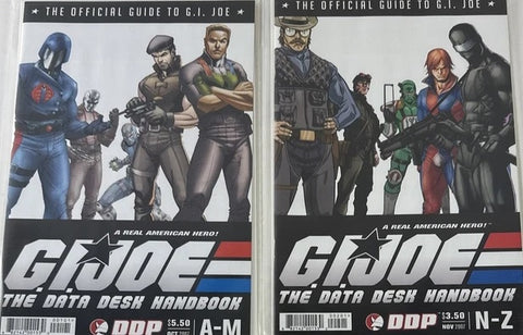 G.I. Joe: Data Desk Handbooks A-M and N-Z - DDP - 2007