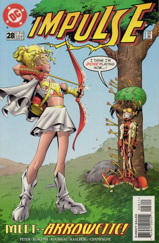 Impulse #28 - DC Comics - 1997 - 1st App. Arrowette on Cover