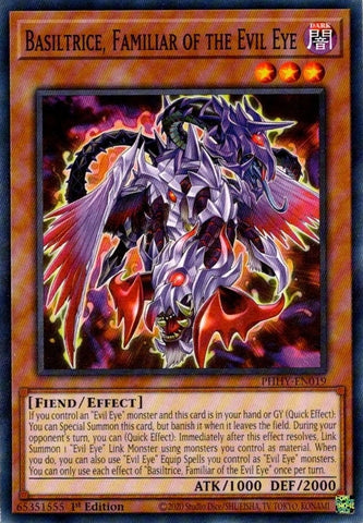 "Basiltrice" PHHY-EN019 - Yu-Gi-Oh! - 3x Cards Playset - Photon Hypernova