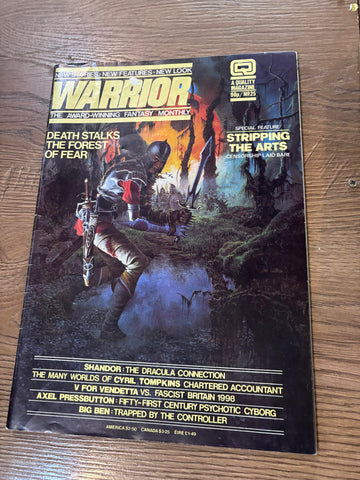 Warrior #25  - Quality Magazines - 1984
