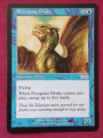 "Peregrine Drake" - Magic The Gathering Card - Urza's Saga