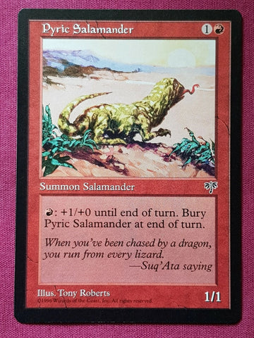 "Pyric Salamander" x4 - Magic The Gathering Card - Mirage - 4-Card Playset