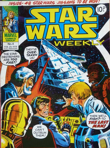 Star Wars Weekly #4 - Marvel / British - 1978