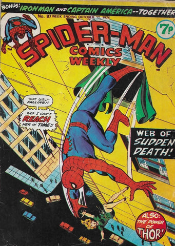 Spider-Man Comics Weekly #87 - Marvel Comics - 1974