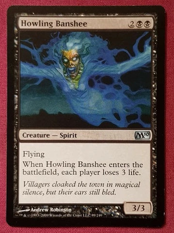 "Howling Banshee" - Magic The Gathering Card - M10