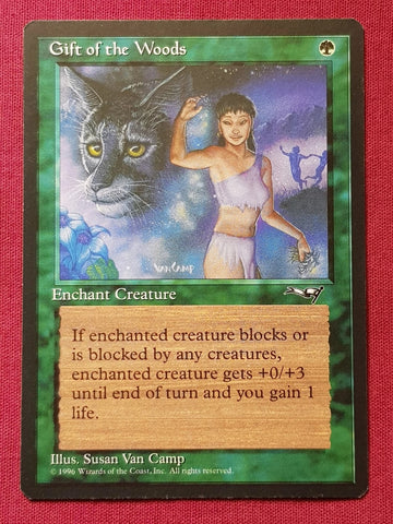 "Gift Of The Woods" - Magic The Gathering Card - Alliances