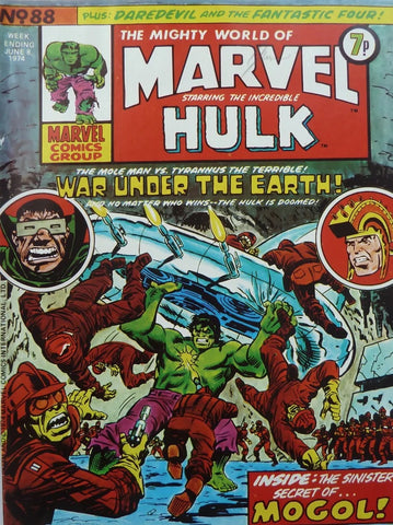 Mighty World of Marvel #88 - Marvel Comics - June 1974