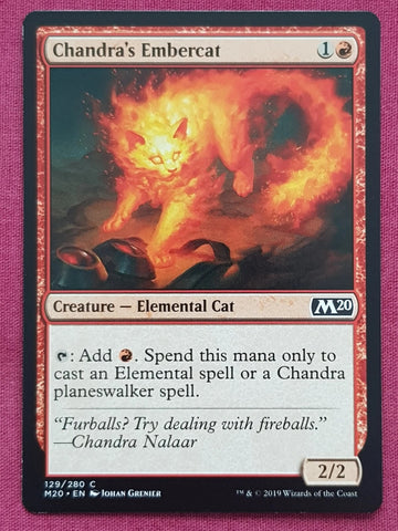 "Chandra's Embercat" x4 - Magic The Gathering Card - M20 - 4-Card Playset