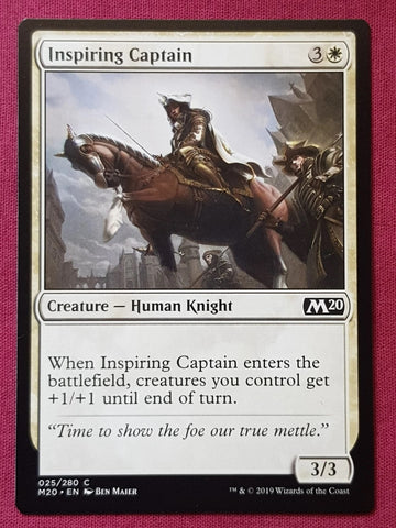 "Inspiring Captain" x4 - Magic The Gathering Card - M20 - 4-Card Playset