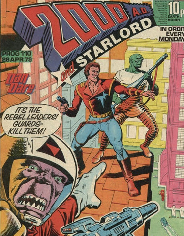 2000AD Comic Prog #110 - #113 (4x Comics RUN) - 1979