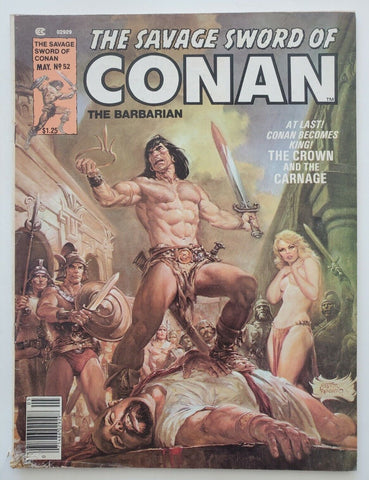 Savage Sword of Conan #52 - Marvel Magazines - 1980
