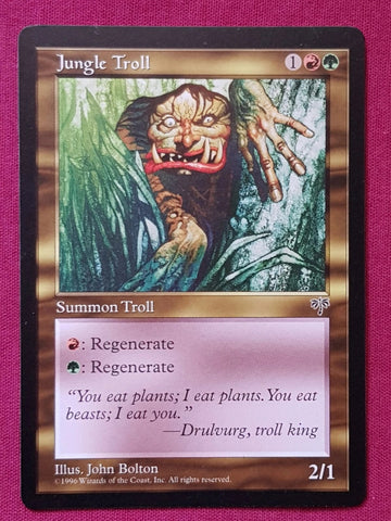 "Jungle Troll" x4 - Magic The Gathering - Mirage - 4-Card Playset