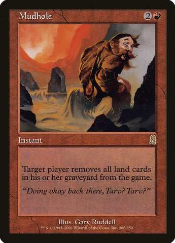 "Mudhole" - Magic The Gathering Card - Odyssey