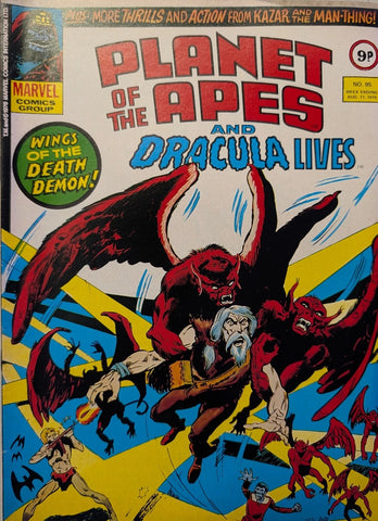 Planet of the Apes #95 and #96 - Marvel Comic / British - 1976