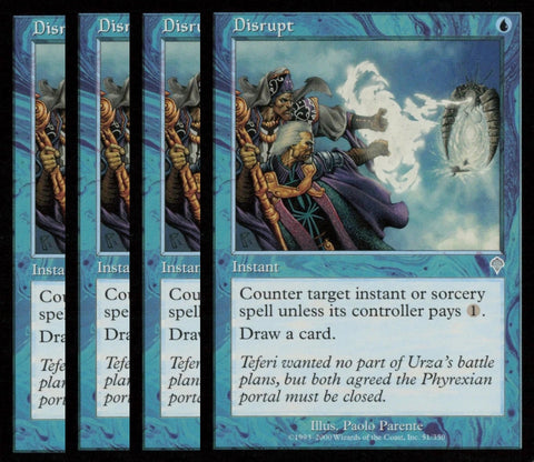 "Force Void" x4 - Magic The Gathering Card - Ice Age - 4-Card Playset