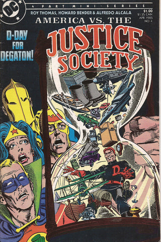 America Vs The Justice Society #4 - DC Comics - 1985