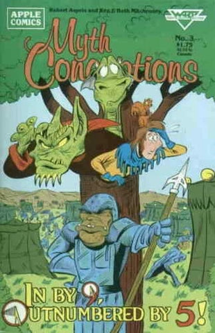 Myth Conceptions #3 4 5 6 (4x Comics RUN) - Apple Comics - 1988