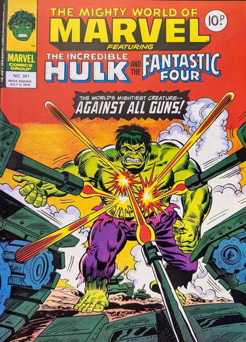 Mighty World of Marvel #301 302 319 320 (4x Comics) - Marvel/British - 1978