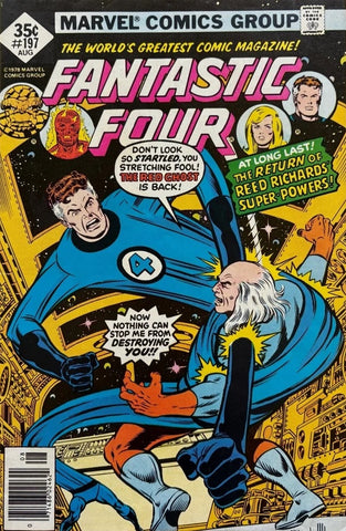 Fantastic Four #197 - Marvel Comics - 1978 - Whitman Variant