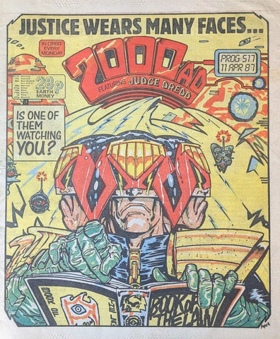 2000AD Comic Prog #517, #518 & #519 - 1987