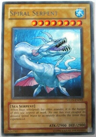 "Spiral Serpent" STON-EN003 - Yu-Gi-Oh! Card - Rare