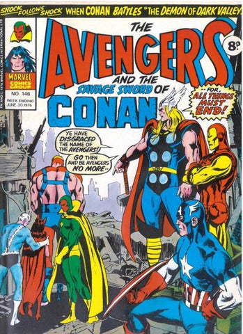The Avengers #146 - Marvel Comics / British - 1976