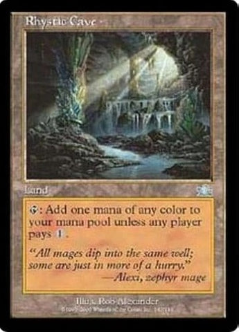 "Rhystic Cave" x4 - Magic The Gathering Card - 4-Card Playset