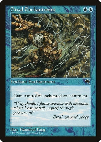 "Steal Enchantment" - Magic The Gathering Card - Tempest