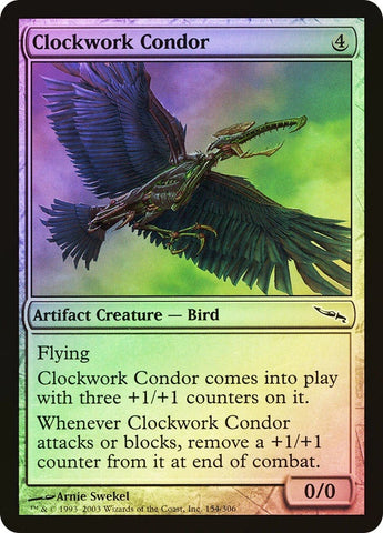 "Clockwork Condor" FOIL - Magic The Gathering Card - Mirrodin