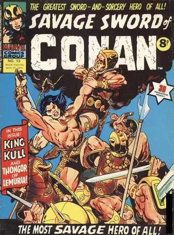 Savage Sword of Conan #13 - Marvel Comics / British - 1975