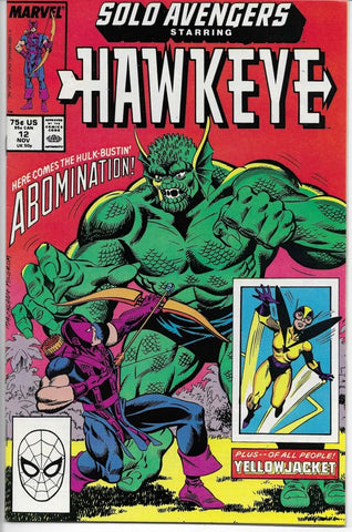 Solo Avengers #12 - Marvel Comics - 1988