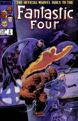 Official Marvel Index to the Fantastic Four #2 - Marvel Comics - 1986