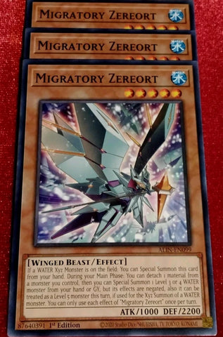 "Migratory Zereort" ALIN-EN099 - Yu-Gi-Oh! - 3x Cards Playset - Alliance Insight
