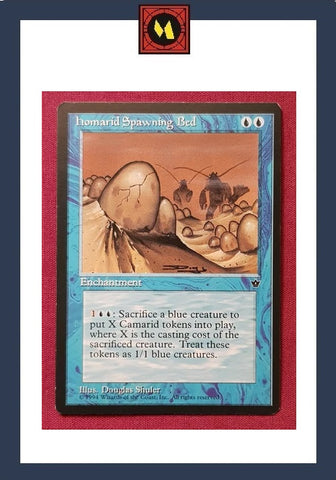 "Homarid Spawning Bed" - Magic The Gathering Card - Fallen Empires