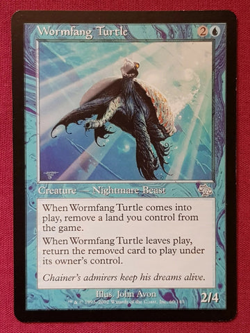 "Wormfang Turtle" - Magic The Gathering Card - Judgment