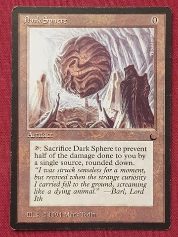 "Dark Sphere" - Magic The Gathering Card - The Dark
