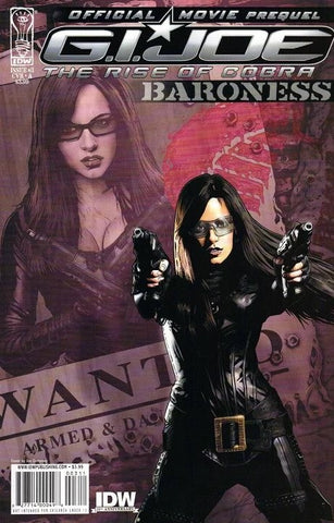G.I. Joe: Movie Prequel: Rise Of Cobra: Baroness #3 - IDW - 2009