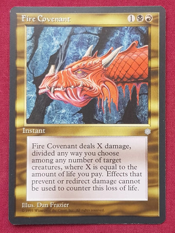 "Fire Covenant" - Magic The Gathering Card - Ice Age