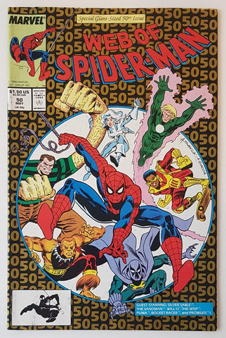 Web Of Spider-Man #50 - Marvel Comics - 1989