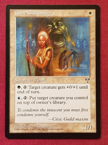 "Civic Guildmage" x4 - Magic The Gathering Card - Mirage - 4-Card Playset