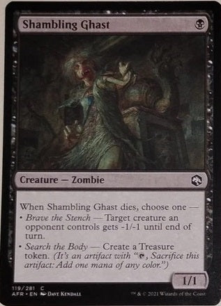 "Shambling Ghast" x4 - Magic The Gathering - AFR - 4-Card Playset
