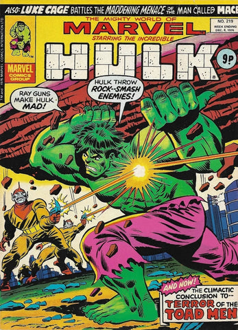 Mighty World of Marvel #219 - Marvel Comics - 1976