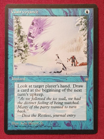 "Clairvoyance" x4 - Magic The Gathering Card - Ice Age - 4-Card Playset