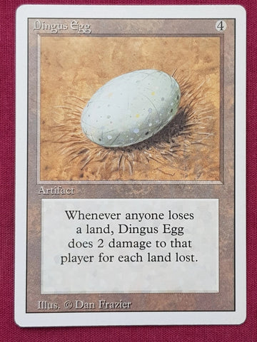 "Dingus Egg" - Magic The Gathering Card - Revised