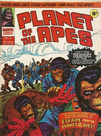 Planet of the Apes #53 - Marvel Comics / British - 1975