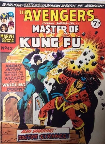 The Avengers #42 - British - Marvel Comics - 1974