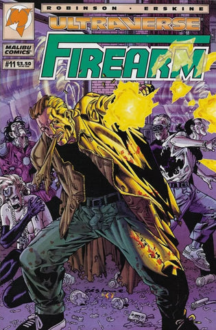 Firearm #11 - #18 (RUN of 8x Comics) - Malibu Comics - 1994+
