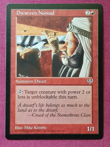 "Dwarven Nomad" x4 - Magic The Gathering Card - Mirage - 4-Card Playset